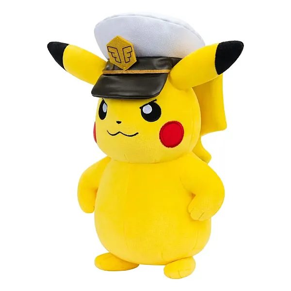 POKEMON PLUSH FIGURE CAPTAIN PIKACHU 20 CM